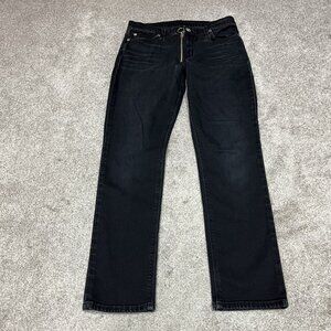 Hudson Jeans Riley Crop Black Women's Size 26 Pockets